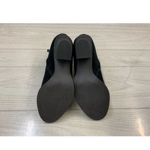 Sam Edelman Myra Black Suede Ankle Booties - Picture 8 of 8